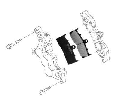 Brenta Motorcycle and scooter brake pads